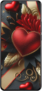 Силиконовый чехол Сердечки v2 для Xiaomi 15 Ultra - 5832u-3967 изображение 