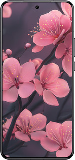 Силиконовый чехол Пурпурная сакура для Xiaomi 15 Ultra - 6075u-3967 изображение 