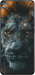 Силиконовый чехол Пламенный лев для Xiaomi 15 Ultra - 6153u-3967 изображение 