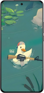 Силіконовий чехол Каченя з автоматом для Xiaomi 15 Ultra - 6356u-3967 изображение 
