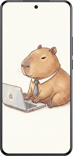 Силиконовый чехол Funny Capybara CEO Working для Xiaomi 15 Ultra - 6777u-3967 изображение 