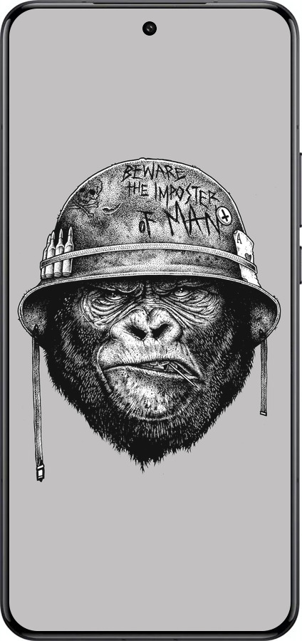 Силиконовый чехол military monkey для Xiaomi 15 Ultra - 4177u-3967 изображение 