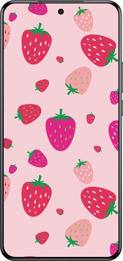 Силіконовий чехол Полунички для Xiaomi 15 Ultra - 4332u-3967 изображение 