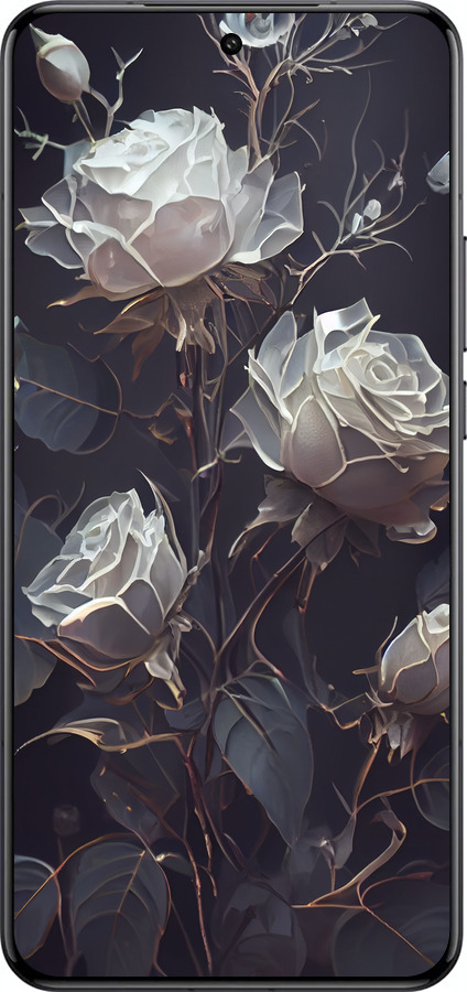 Силіконовий чехол Троянди 2 для Xiaomi 15 Ultra - 5550u-3967 изображение 