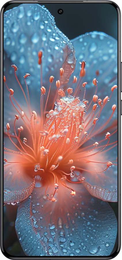 Силіконовий чехол Роса на квітці для Xiaomi 15 Ultra - 6039u-3967 изображение 