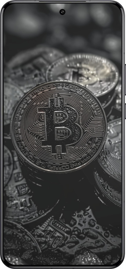 Силіконовий чехол Black Bitcoin для Xiaomi 15 Ultra - 6090u-3967 изображение 
