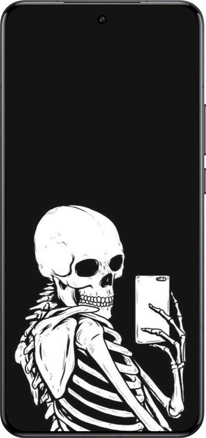 Силиконовый чехол Скелет делает Selfie для Xiaomi 15 Ultra - 6535u-3967 изображение 