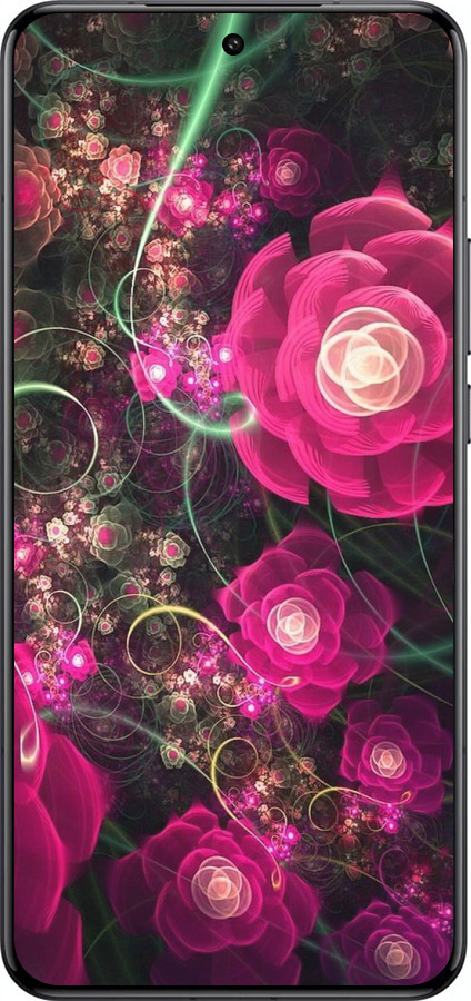 Силиконовый чехол Абстрактные цветы 3 для Xiaomi 15 Ultra - 850u-3967 изображение 