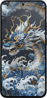 Силиконовый чехол Водяной дракон для Xiaomi 15T 5G - 6113u-4100 изображение 