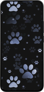 Силиконовый чехол С синими отпечатками лап для Xiaomi 15T 5G - 6441u-4100 изображение 