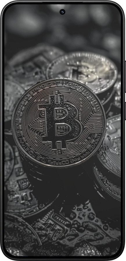Силиконовый чехол Black Bitcoin для Xiaomi 15T 5G - 6090u-4100 изображение 