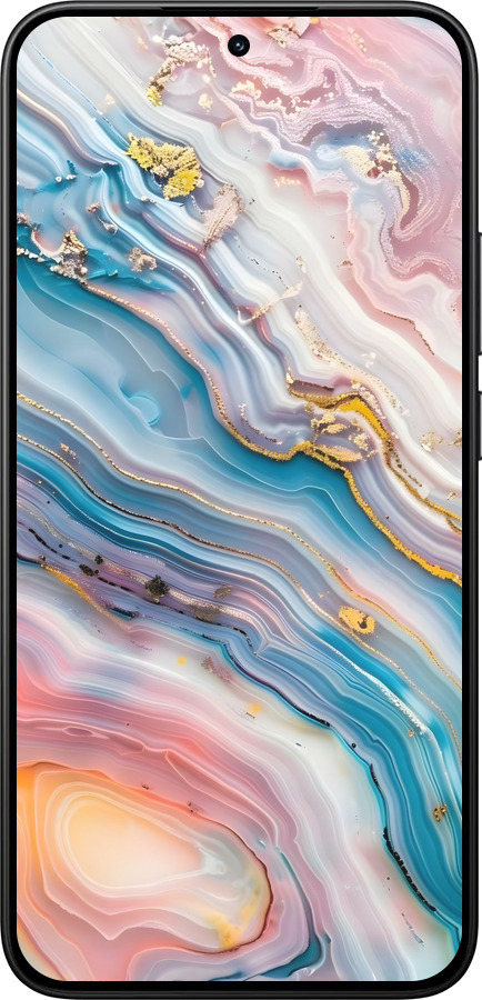 Силіконовий чехол Мрамор красивый для Xiaomi 15T 5G - 6376u-4100 изображение 
