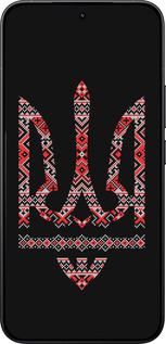 Силіконовий чехол Герб - вишиванка на чорному фоні для Xiaomi 15T Pro 5G - 1196u-4097 изображение 
