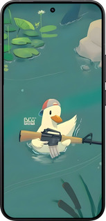 Силиконовый чехол Уточка с автоматом для Xiaomi 15T Pro 5G - 6356u-4097 изображение 