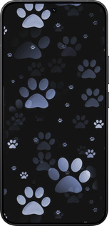 Силиконовый чехол С синими отпечатками лап для Xiaomi 15T Pro 5G - 6441u-4097 изображение 