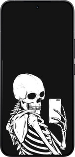 Силиконовый чехол Скелет делает Selfie для Xiaomi 15T Pro 5G - 6535u-4097 изображение 