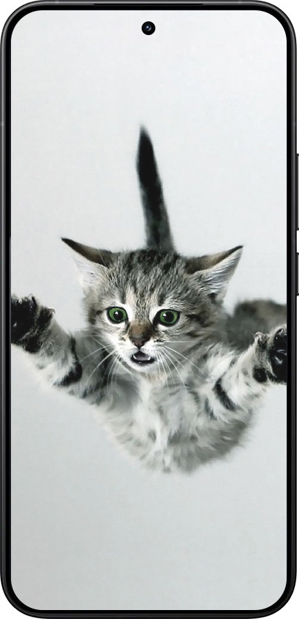 Силиконовый чехол Летящий котёнок для Xiaomi 15T Pro 5G - 2322u-4097 изображение 