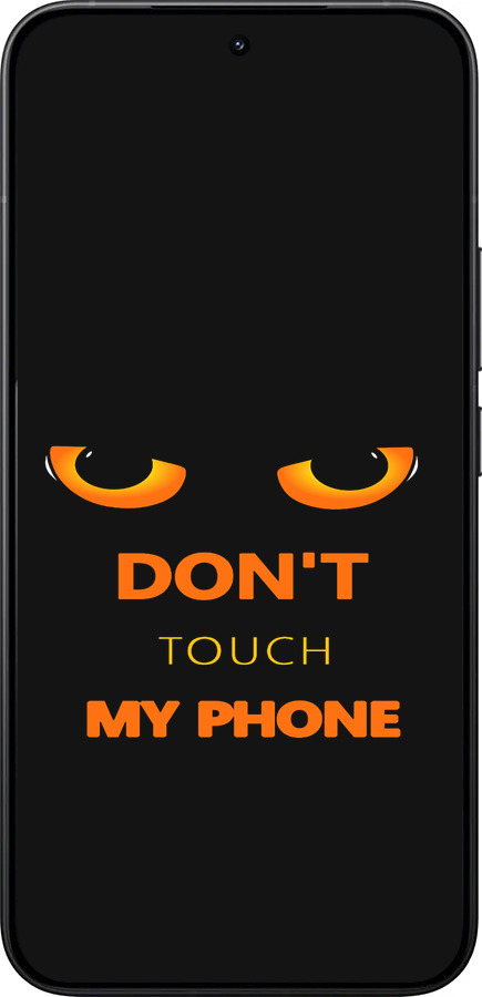 Силиконовый чехол Don't touch the phone для Xiaomi 15T Pro 5G - 4261u-4097 изображение 