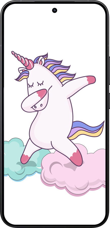 Силиконовый чехол Единорог для Xiaomi 15T Pro 5G - 4702u-4097 изображение 