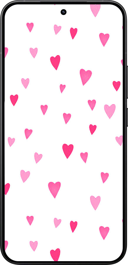 Силиконовый чехол Сердечки 2 для Xiaomi 15T Pro 5G - 4763u-4097 изображение 