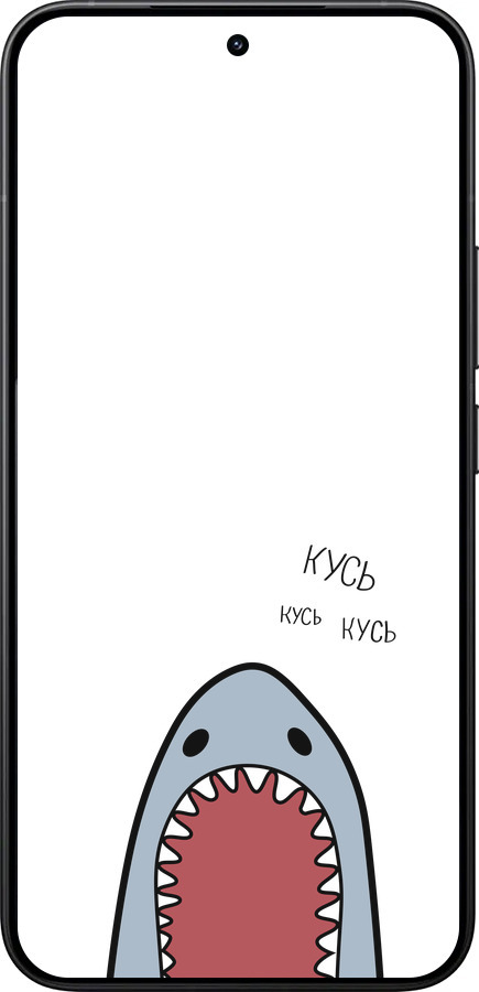 Силиконовый чехол Акула для Xiaomi 15T Pro 5G - 4870u-4097 изображение 
