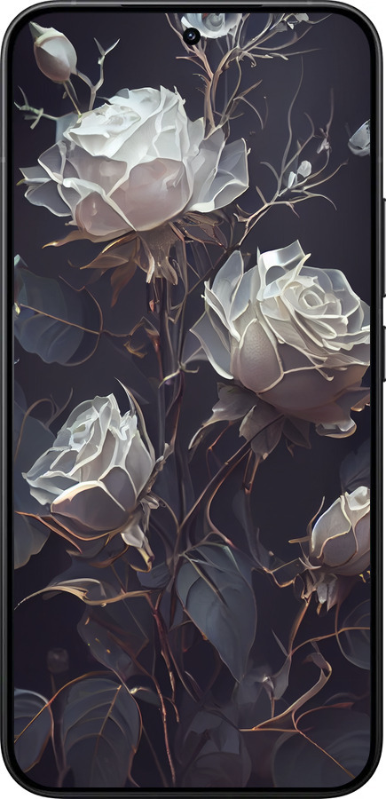 Силиконовый чехол Розы 2 для Xiaomi 15T Pro 5G - 5550u-4097 изображение 