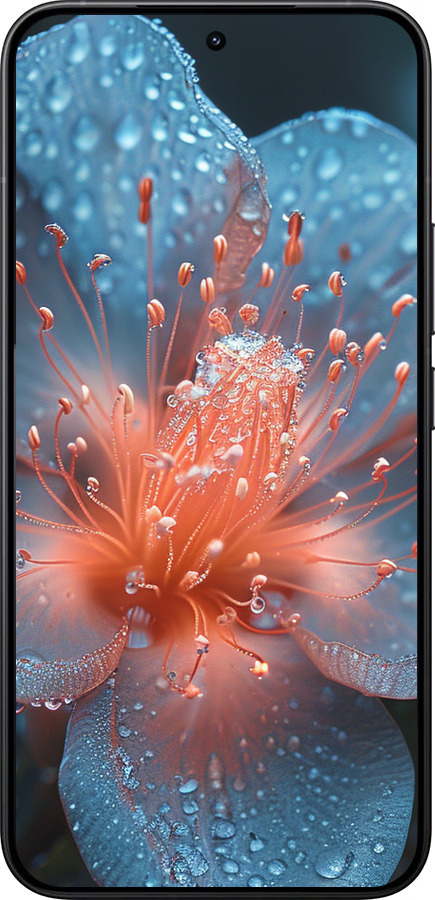 Силиконовый чехол Роса на цветке для Xiaomi 15T Pro 5G - 6039u-4097 изображение 