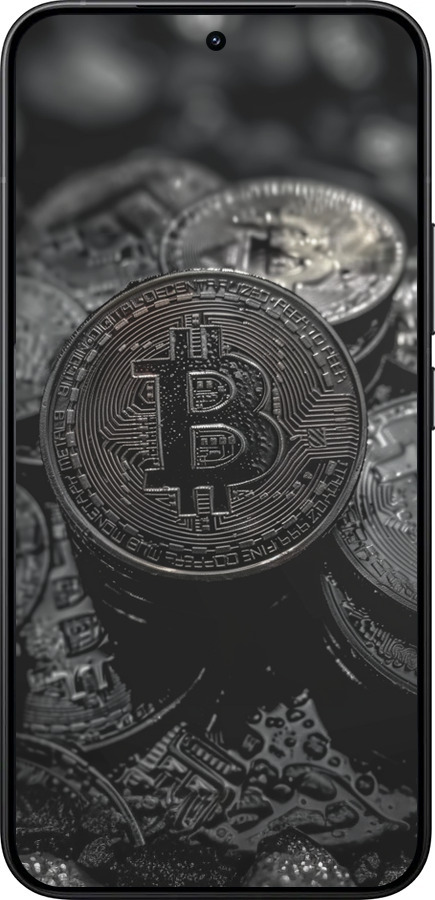 Силиконовый чехол Black Bitcoin для Xiaomi 15T Pro 5G - 6090u-4097 изображение 