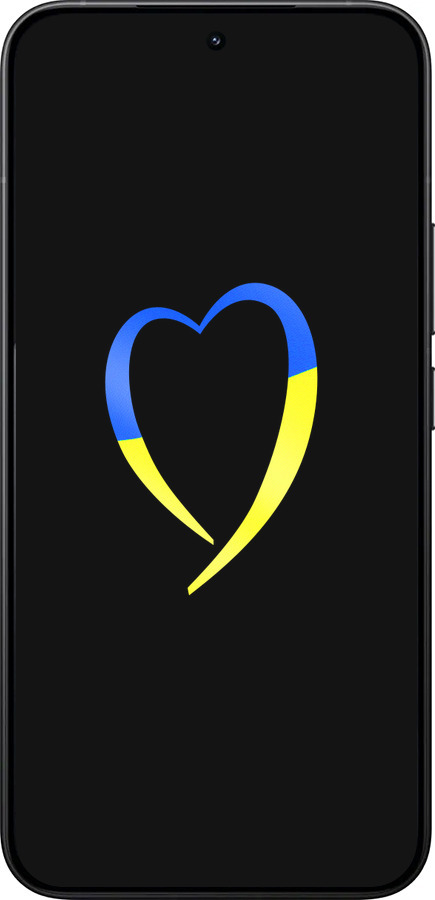 Силиконовый чехол Жёлто-голубое сердце для Xiaomi 15T Pro 5G - 885u-4097 изображение 