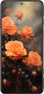Силіконовий чехол Оранжеві троянди для Xiaomi Black Shark 5 - 5944u-2678 изображение 