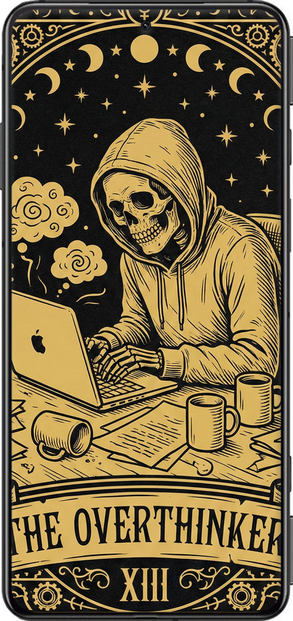 Силиконовый чехол The Overthinker для Xiaomi Black Shark 5 - 6774u-2678 изображение 