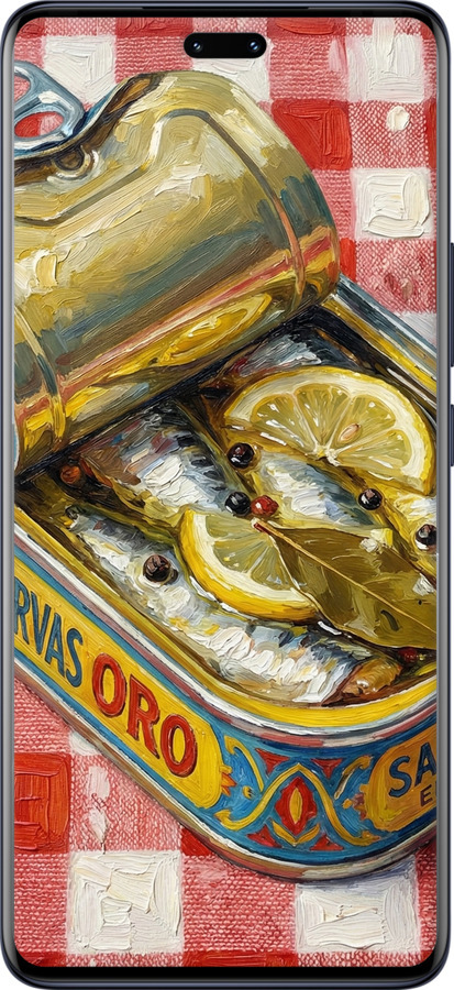 Силиконовый чехол Vintage Sardine Tin Phone для Xiaomi Civi 2 - 6772u-2917 изображение 