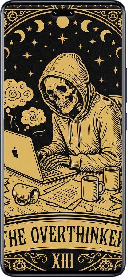 Силиконовый чехол The Overthinker для Xiaomi 13 Lite - 6774u-3017 изображение 