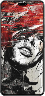 Силиконовый чехол Лицо девушки для Xiaomi Civi 4 Pro - 1162u-3682 изображение 