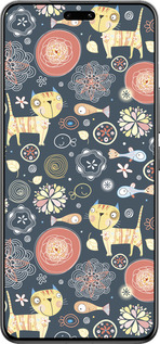 Силиконовый чехол Котята v4 для Xiaomi Civi 4 Pro - 1224u-3682 изображение 