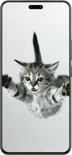 Силиконовый чехол Летящий котёнок для Xiaomi Civi 4 Pro - 2322u-3682 изображение 