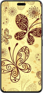 Силиконовый чехол Красивые бабочки для Xiaomi Civi 4 Pro - 4170u-3682 изображение 