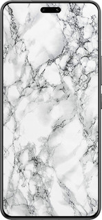 Силиконовый чехол Мрамор белый для Xiaomi Civi 4 Pro - 4480u-3682 изображение 