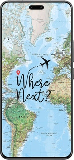 Силиконовый чехол Путешествие для Xiaomi Civi 4 Pro - 4503u-3682 изображение 