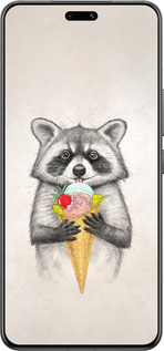 Силіконовий чехол Єнотик з морозивом для Xiaomi Civi 4 Pro - 4602u-3682 изображение 