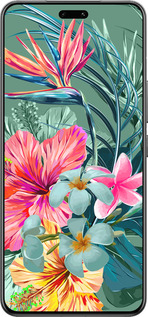 Силиконовый чехол Тропические цветы v1 для Xiaomi Civi 4 Pro - 4667u-3682 изображение 