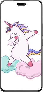 Силиконовый чехол Единорог для Xiaomi Civi 4 Pro - 4702u-3682 изображение 