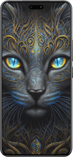 Силиконовый чехол Кошка для Xiaomi Civi 4 Pro - 5548u-3682 изображение 