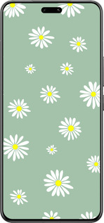 Силиконовый чехол Ромашки v4 для Xiaomi Civi 4 Pro - 5603u-3682 изображение 