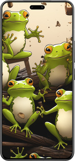 Силиконовый чехол Жабки для Xiaomi Civi 4 Pro - 5656u-3682 изображение 