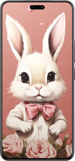 Силиконовый чехол Зайчик для Xiaomi Civi 4 Pro - 5669u-3682 изображение 