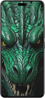 Силіконовий чехол Зелений дракон v2 для Xiaomi Civi 4 Pro - 5817u-3682 изображение 