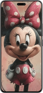 Силиконовый чехол Minnie Mouse для Xiaomi Civi 4 Pro - 6054u-3682 изображение 