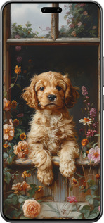 Силиконовый чехол Щенок cocker spaniel для Xiaomi Civi 4 Pro - 6136u-3682 изображение 