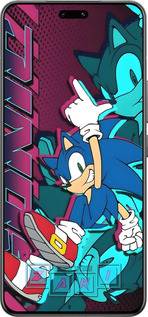 Силиконовый чехол Соник для Xiaomi Civi 4 Pro - 6284u-3682 изображение 